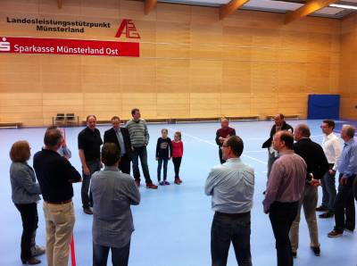 Besuch des Handball-Leistungs-Zentrum - 
