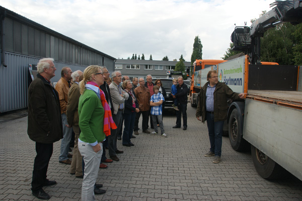 Betriebsbesichtigung Betonsteinwerke Hartmann